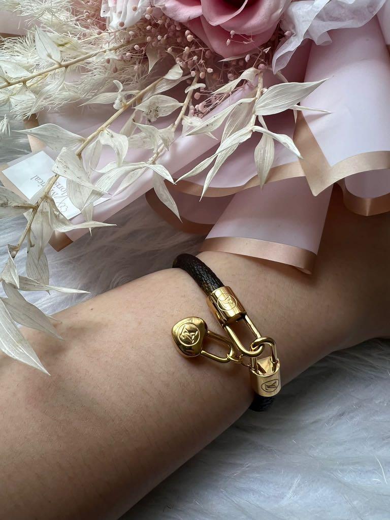 LV crazy in lock charm bracelet, Luxury, Accessories on Carousell