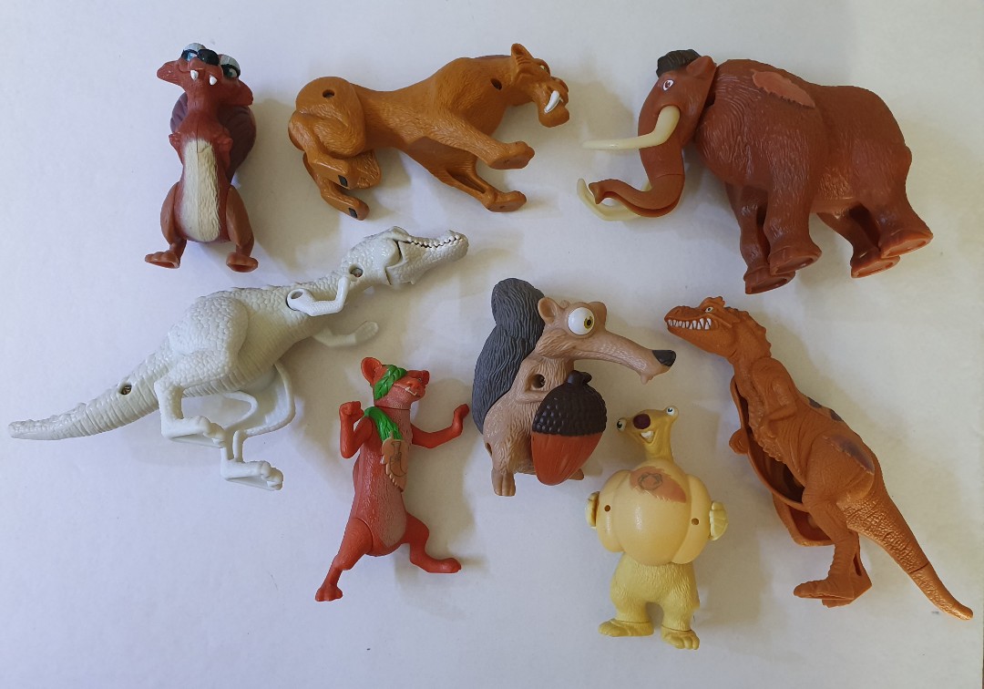 Ice age mcdonalds outlet toys
