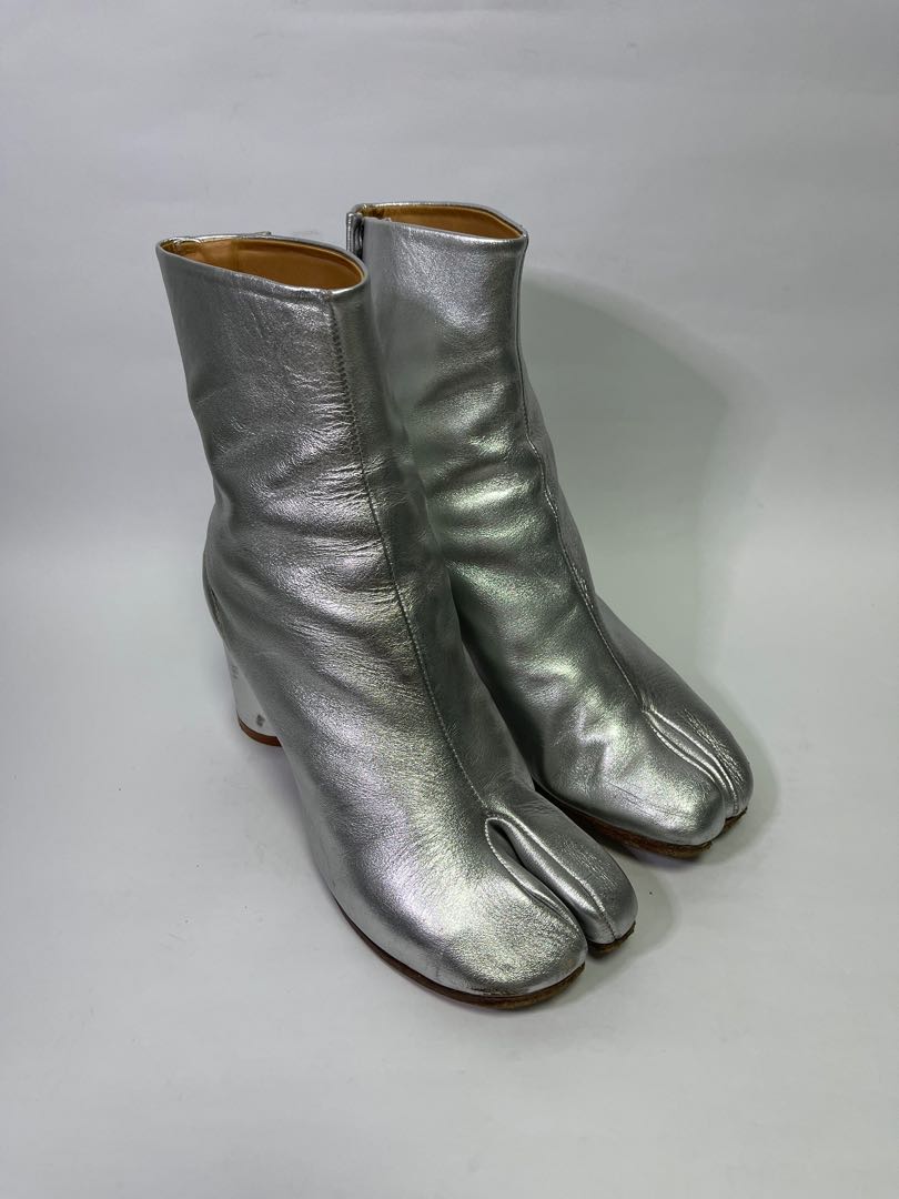 Tabi online boots silver