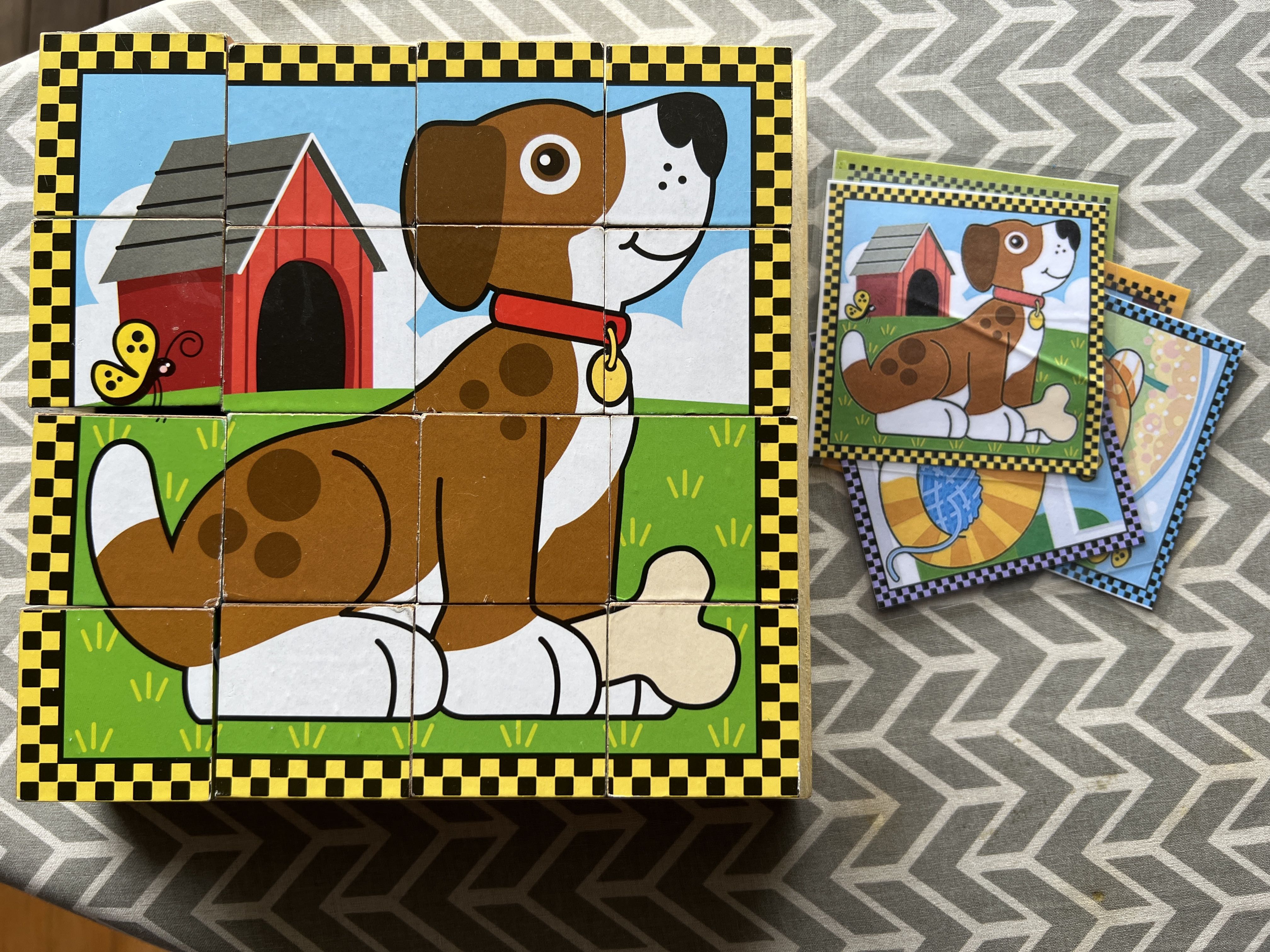 Melissa and doug pets cube best sale puzzle
