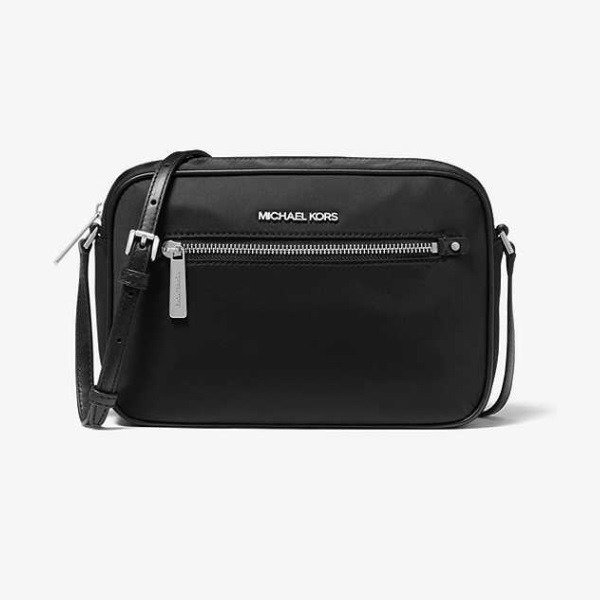 MICHAEL KORS Polly Large Nylon Crossbody Bag Black 38T0CP5C3C