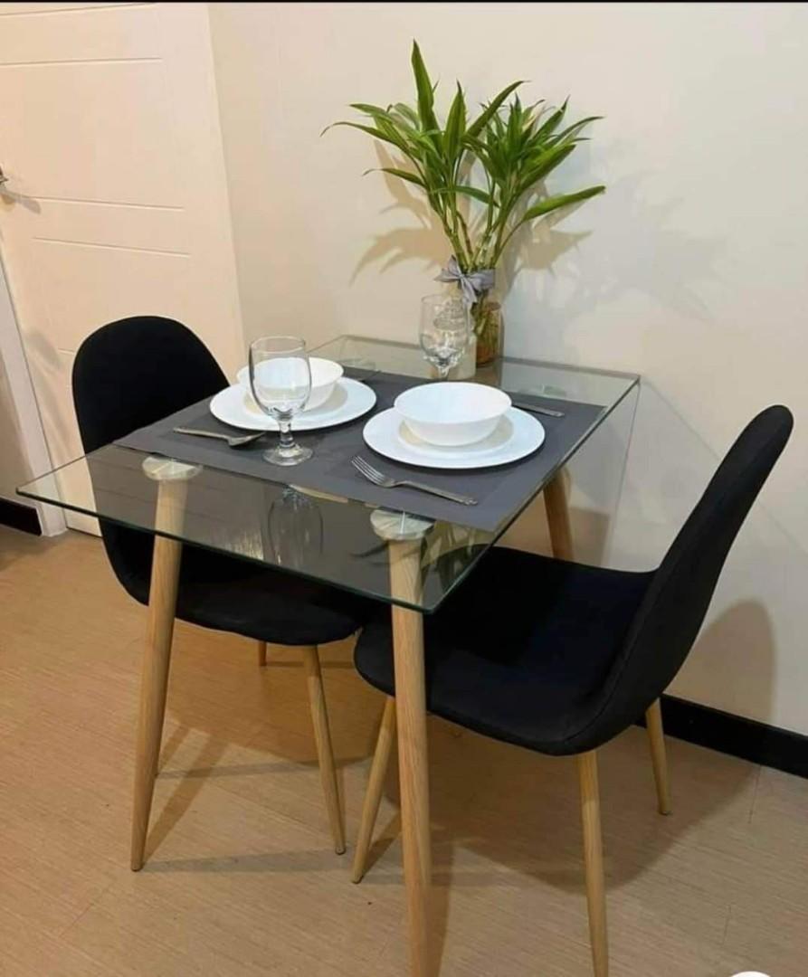 MINIMALIST DINING SET, Furniture & Home Living, Furniture, Tables