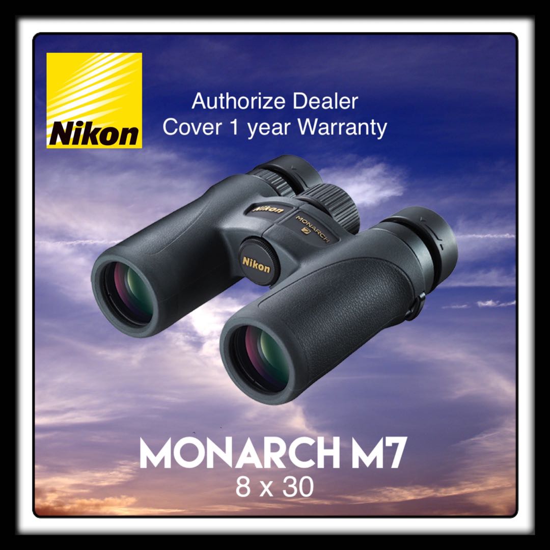 Nikon MONARCH M7 8×30 Binoculars, Sports Equipment, Hiking