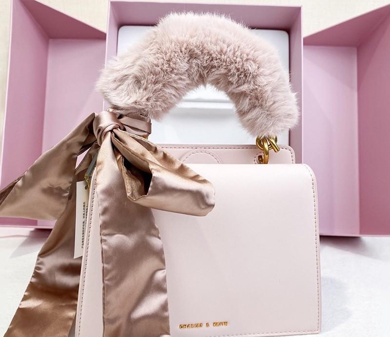 Charles and keith fur bag limited edition sales