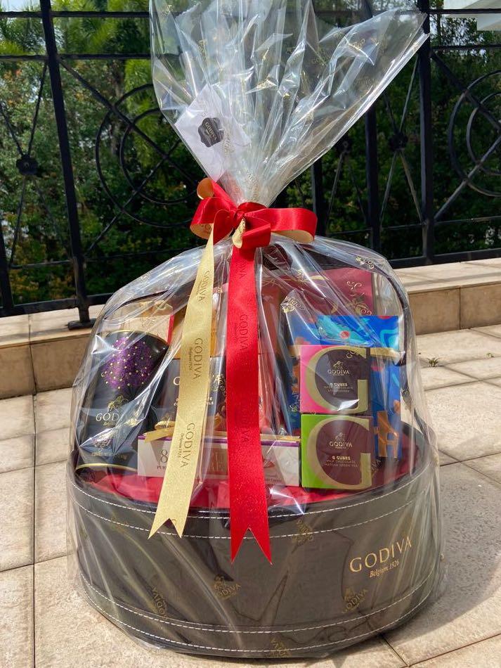 Original Godiva Mother’s Day Hamper with Leather Basket, original price