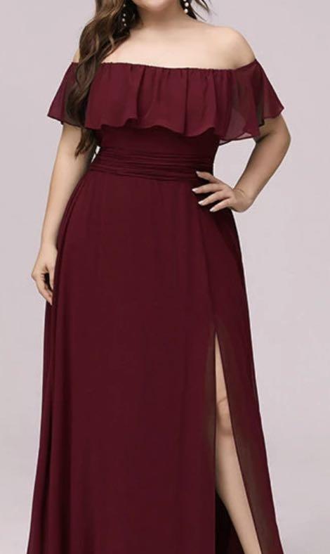 Red plus size evening gowns new arrivals