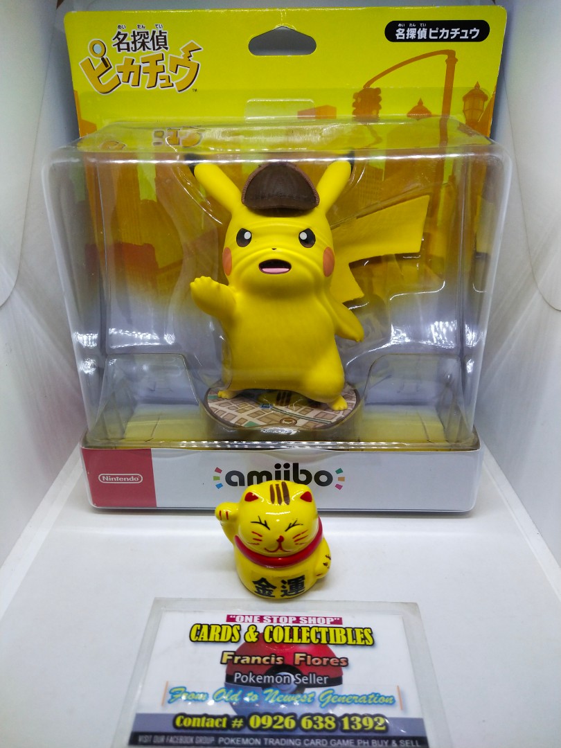 Pokemon Collectible Figure Detective Pikachu Amiibo Sealed Box Year 18 Japan Hobbies Toys Toys Games On Carousell