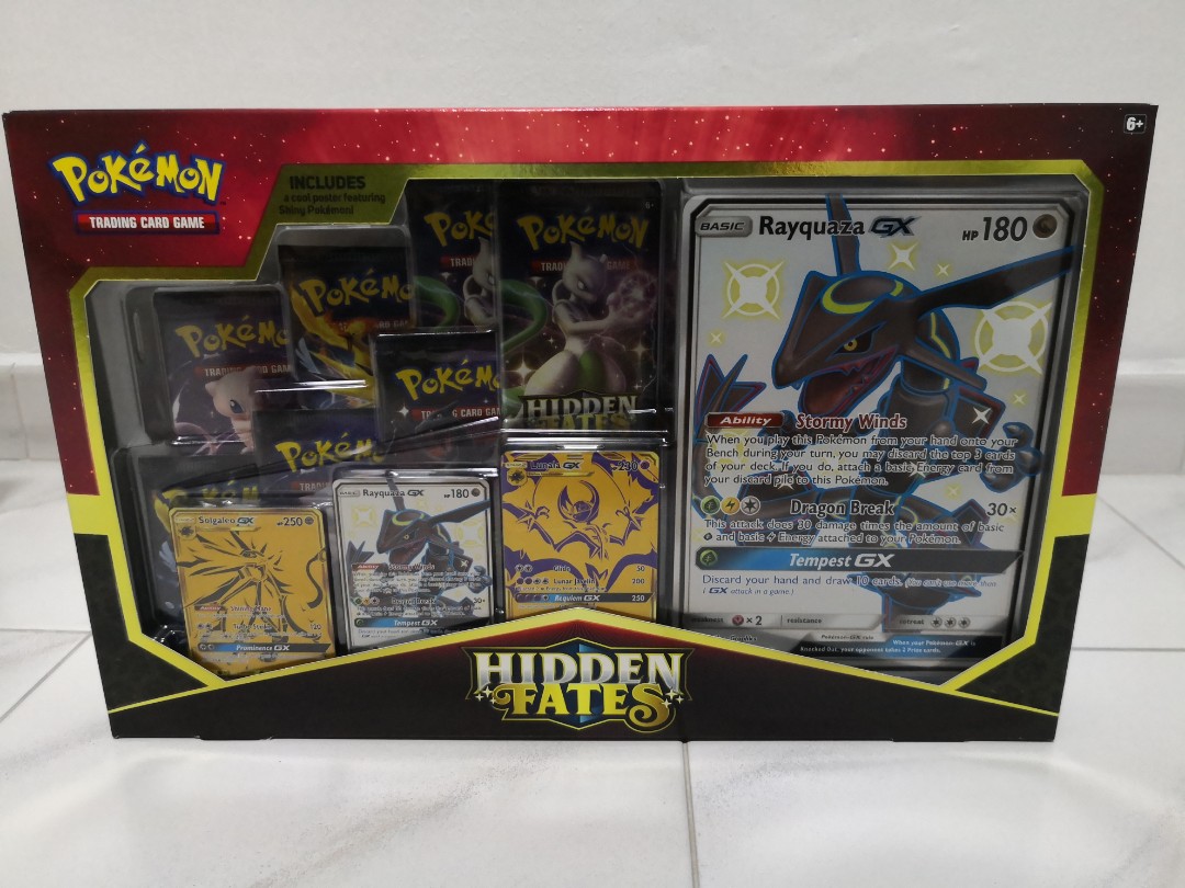 pokemon trading card game: hidden fates premium power collection Pokemon: Powers GX and Gold Lunala Pokmon TCG: Hidden Fates Ultra-Premium