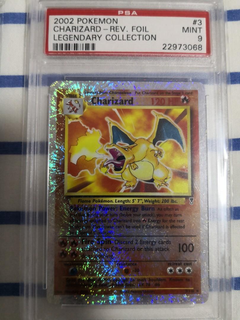Pokemon Legendary Collections Charizard Reverse Holo 3/110 PSA 9 Mint, Hobbies & Toys, Toys & Games on Carousell Pokemon Legendary Collections Charizard Reverse Holo 3/110 PSA 9 Mint, Hobbies & Toys, Toys & Games on Carousell
