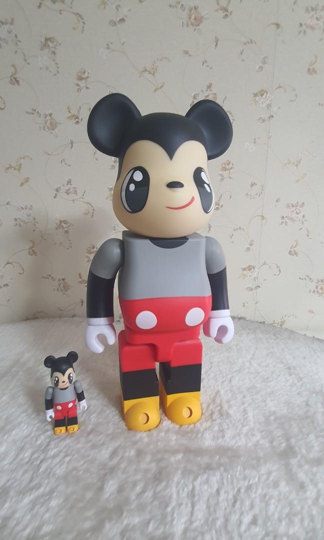Ready Stock) Bearbrick Javier Calleja MICKEY MOUSE 100％ & 400 