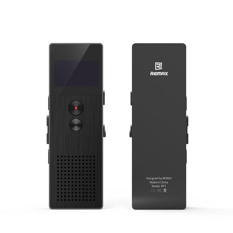 REMAX RP1 voice recorder (Category: Portable Audio Accessories) located in Manila. Submitted by sportshubb (Listing ID 1158376339, Image 1). Description: REMAX RP1 voice recorder 3, 200 Php RP1 8GB OLED Digital Voice Recorder MP3 Music Player If you are in a conference/meeting, discussing important matters, Remax RP1 voice recorder is really helpful for you to take down the key information. It can record loud and clear sound owing to intelligent 