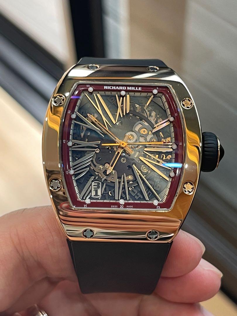 Richard Mille 023 rose gold Rare pic, Luxury, Watches on Carousell