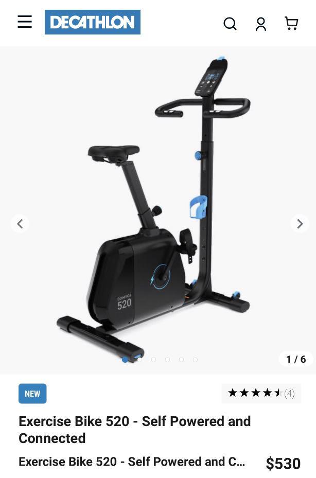 Self powered and connected exercise bike Sports Equipment