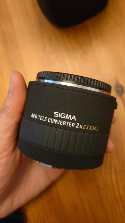 絕版Sigma APO TELE CONVERTER 2x EX DG, 攝影器材, 鏡頭及裝備
