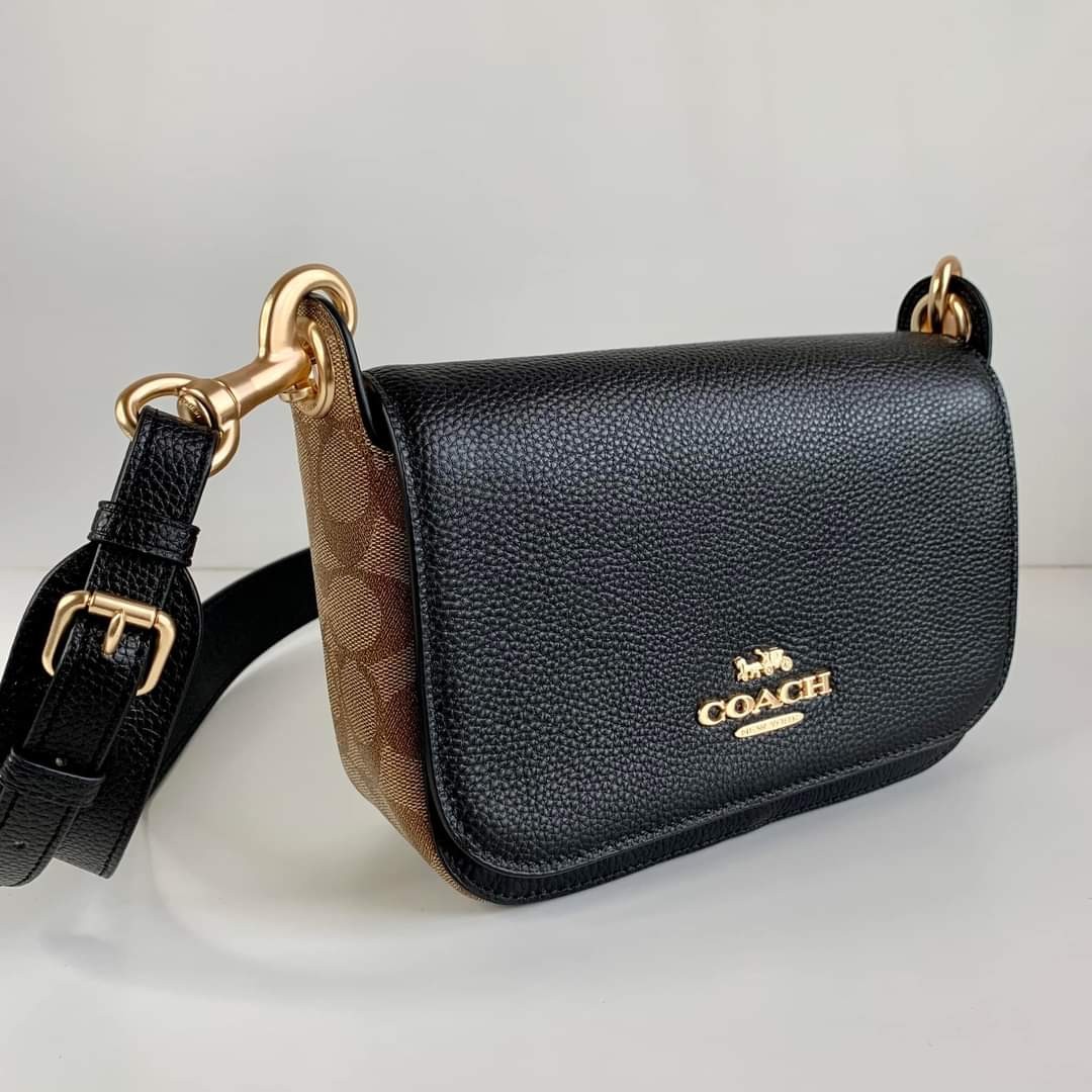SMALL JES MESSENGER IN SIGNATURE CANVAS (COACH F80614), Women's Fashion
