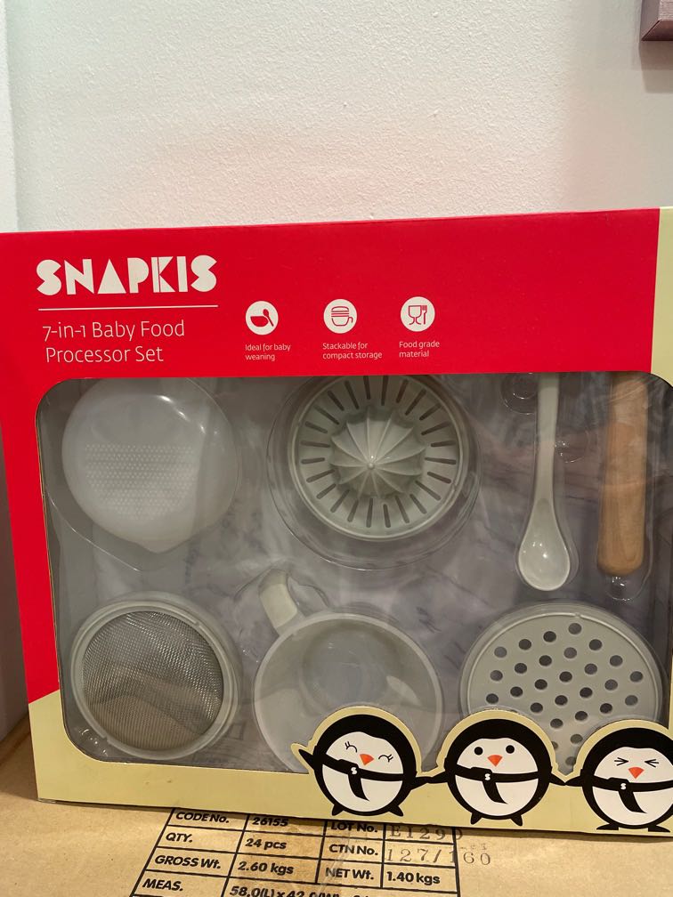 Snapkis 7in1 Baby Food Processor set, Babies & Kids, Nursing & Feeding, Weaning & Toddler