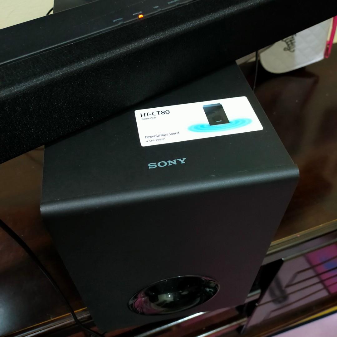 Sony HT CT80 Soundbar, Audio, Soundbars, Speakers & Amplifiers on Carousell