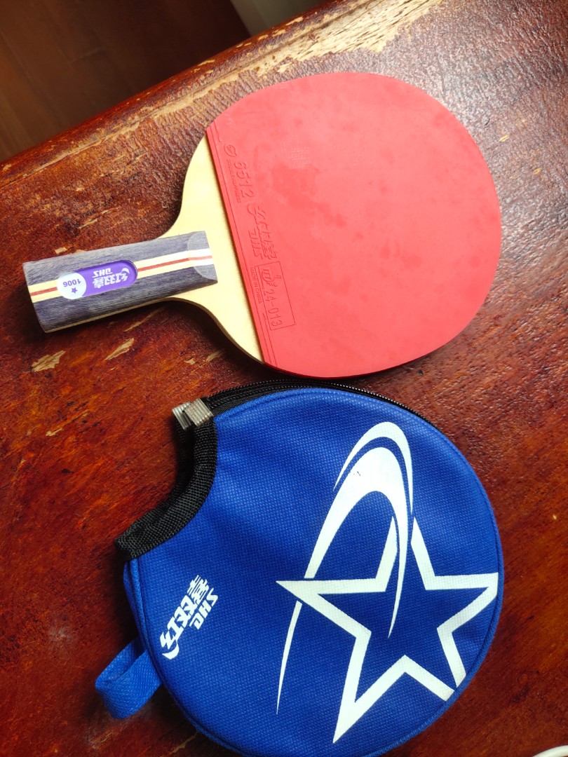 Table tennis racket, Sports Equipment, Sports & Games, Racket & Ball Sports on Carousell