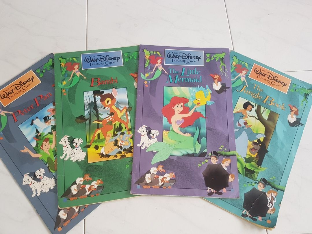 The Walt Disney Treasure chest. 4 Big story books (with free delivery