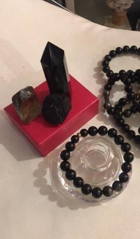 TheVORTEX Protection Bracelet - Black Tourmaline, Obsidian and Onyx