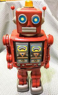 二手Tin toy 機器人鐵皮玩具，日本製（不會動）
