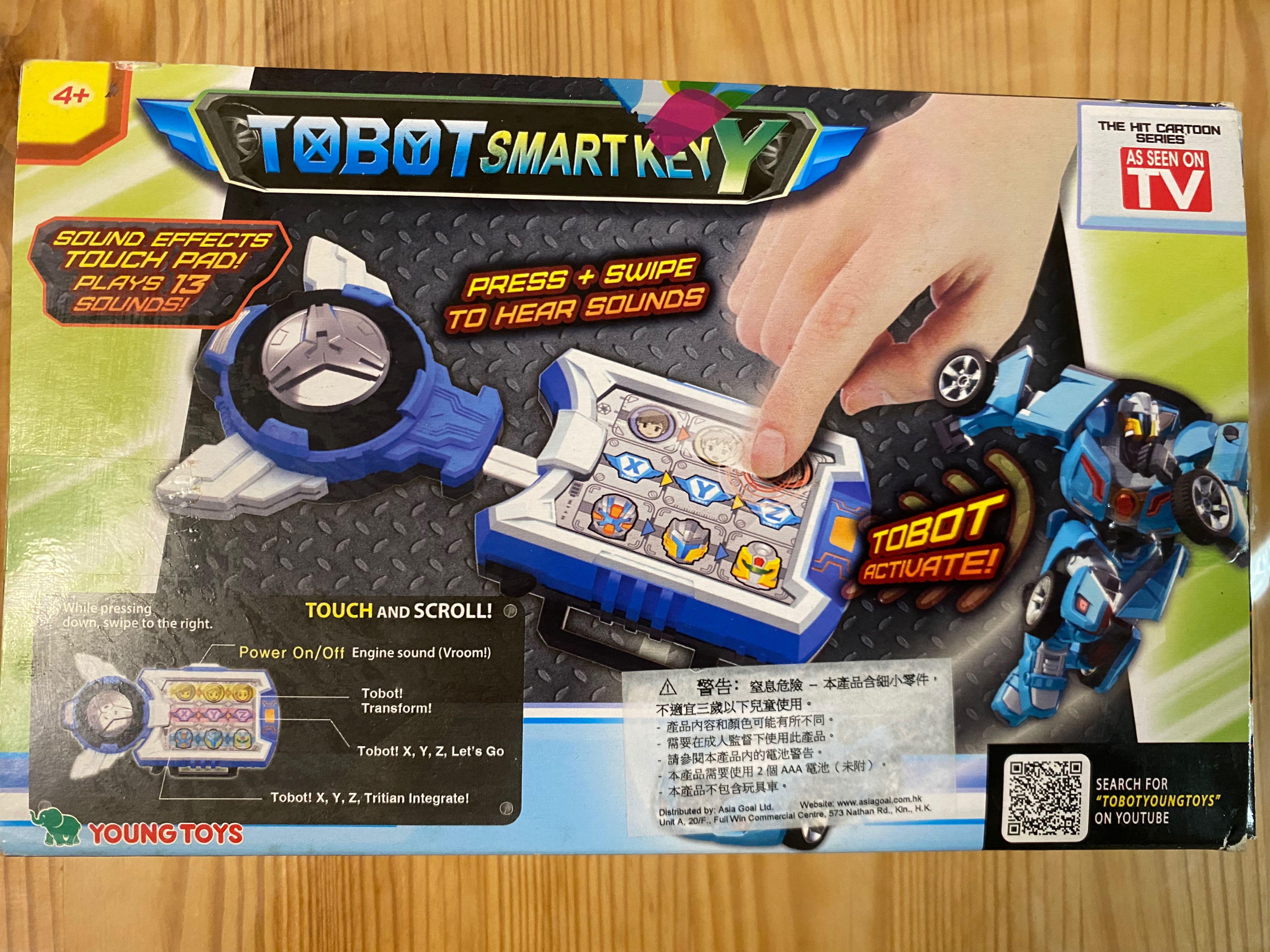 Tobot smart key Y, 興趣及遊戲, 玩具 & 遊戲類 - Carousell