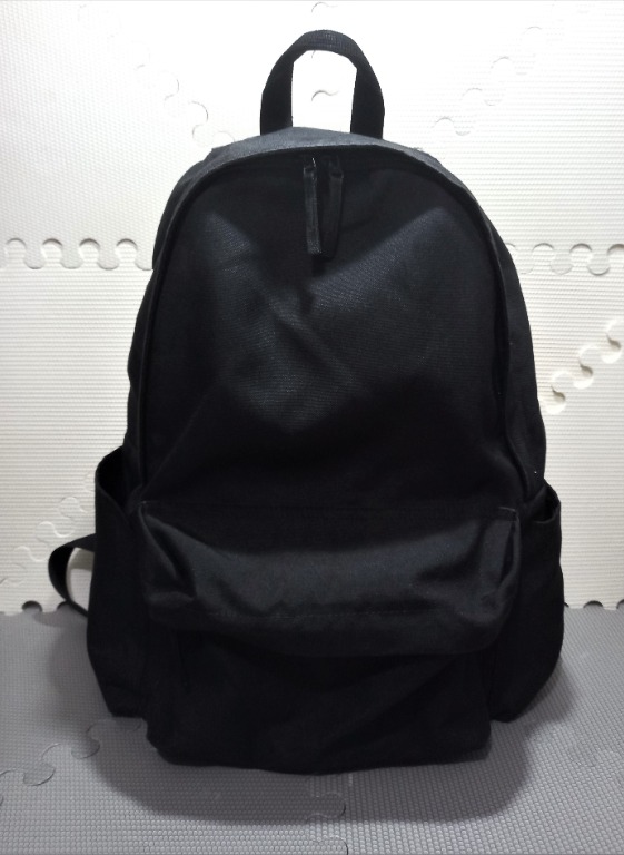 uniqlo black backpack, Men's Fashion, Bags, Backpacks on Carousell