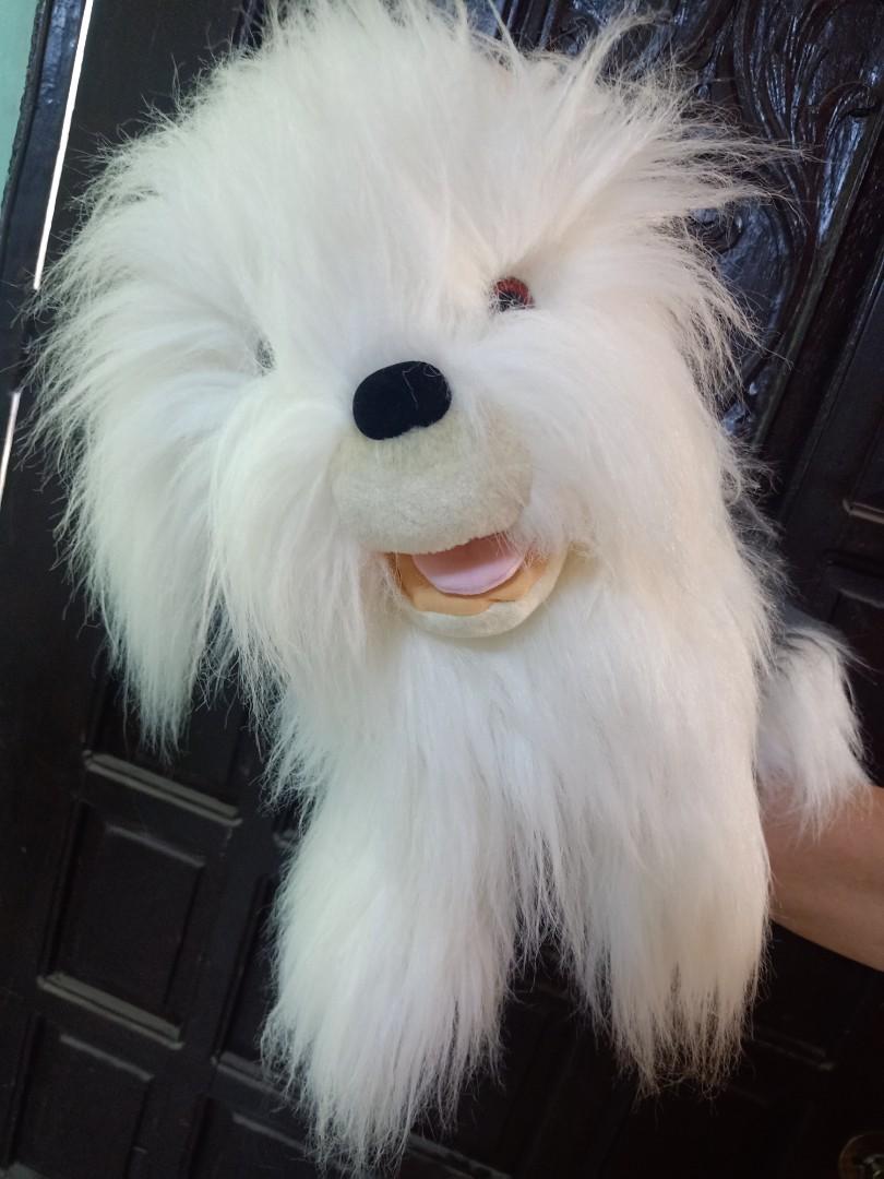VERY REALISTIC SHIH TZU STUFFED TOY HAND PUPPET 26 inches