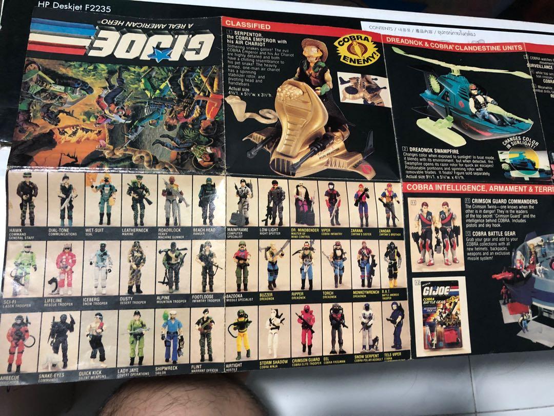 Gi joe toy catalog sale