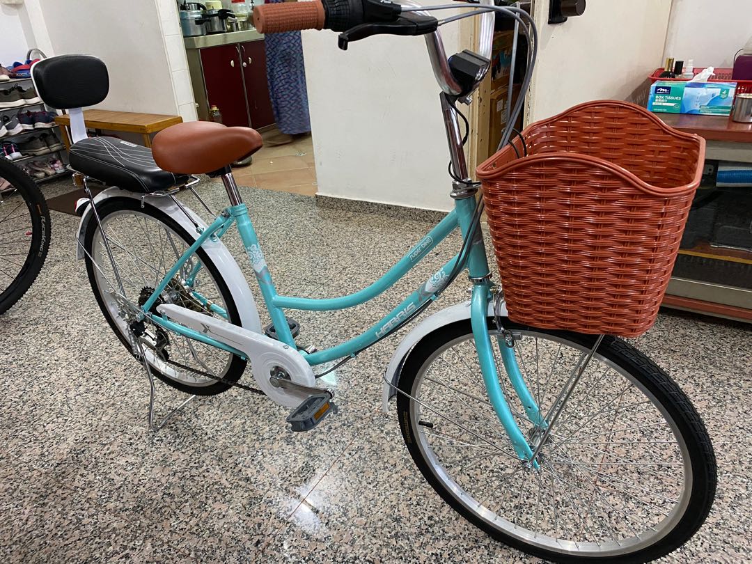 basket for women's bicycle