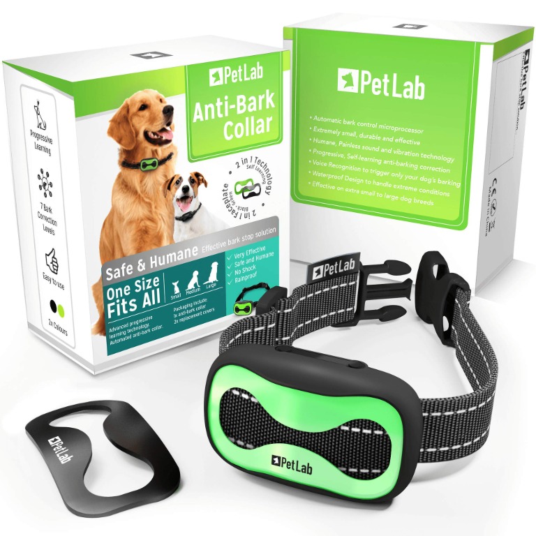 2018 No Shock Dog Anti Barking Collar Pet Training Waterproof Sound Vibration 
