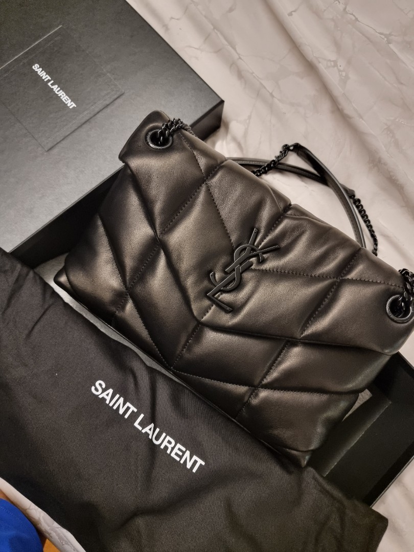 Saint Laurent, Bags, Saint Laurent Puffer Small Pouch Bag Bnib