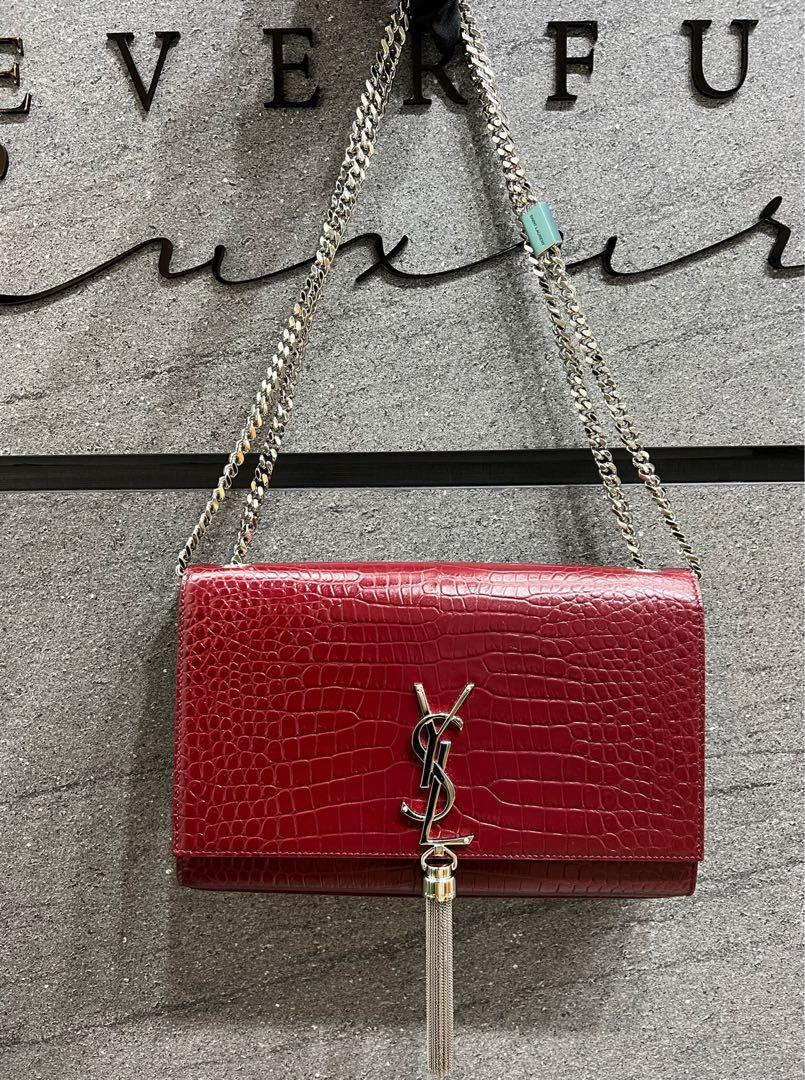 SAINT LAURENT Sunset Bag Small Red Cheetah – REAWAKE