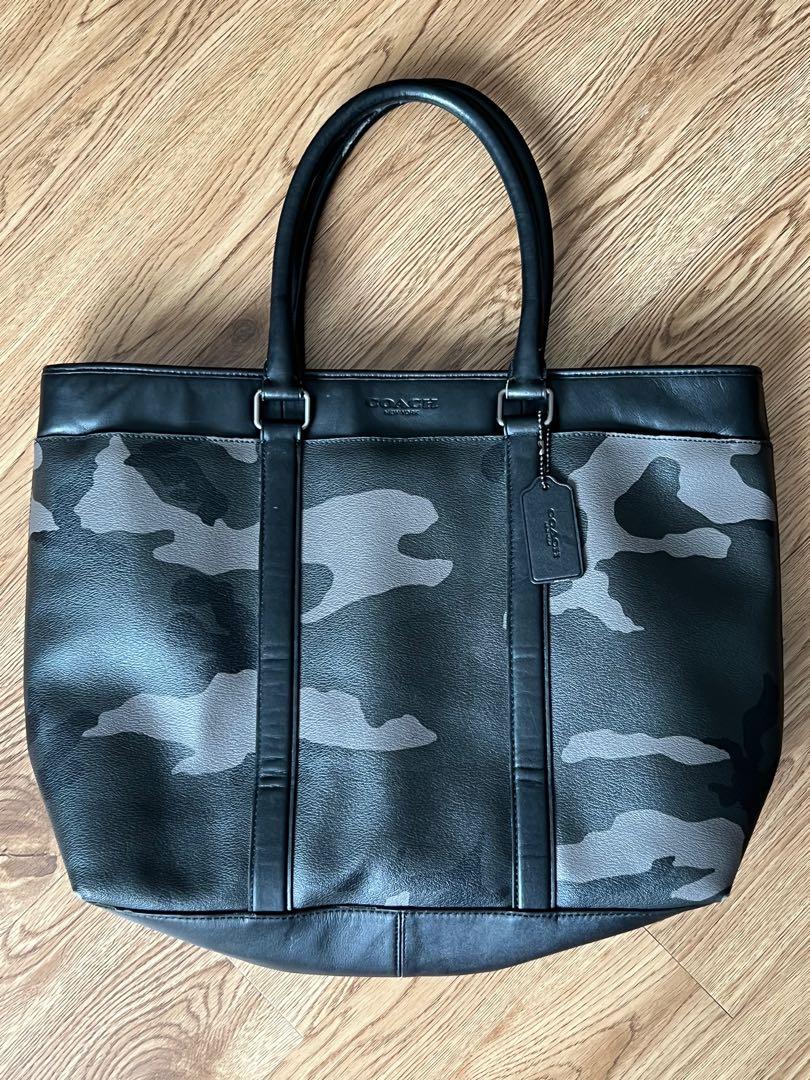 100% Authentic COACH Men Camo Tote Bag, Men's Fashion, Bags, Sling Bags on  Carousell
