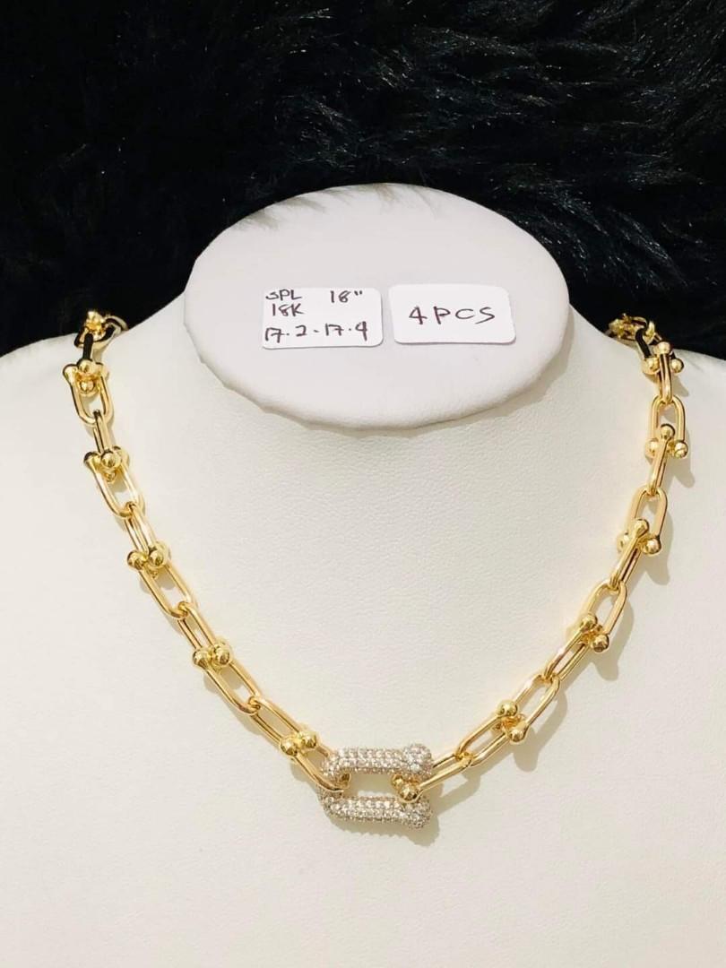 Hardware store link necklace