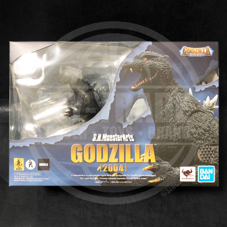 22年4月新貨！全新未開封行版/日版Bandai S.H.MonsterArts SHM 哥斯拉 