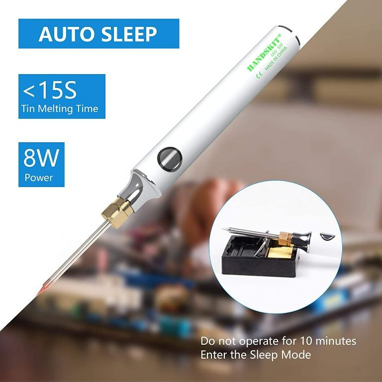 2519) HANDSKIT Soldering Iron Kit, [Upgraded] Soldering Kit Electronics