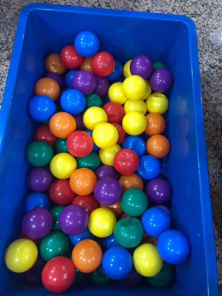 80 big Plastic Balls (without blue container), Babies & Kids, Infant