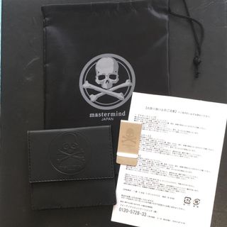 (包順豐) MMJ 錢夾、咭包、索袋仔  1套3件 Mastermind Japan 100% authentic money clip wallet 銀紙夾64195420574850110