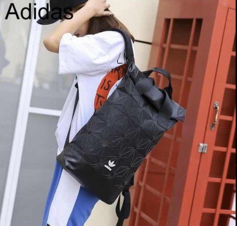 Adidas Double Hand Issey Mesh Roll Up Backpack, Men's Fashion, Bags, Backpacks on Carousell