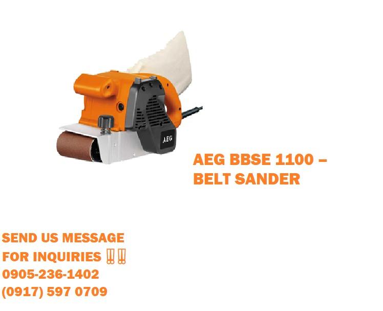 AEG BBSE 1100 BELT SANDER, Commercial & Industrial, Construction