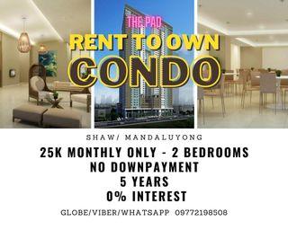 Ready Rush Movein Affordable 2br for Sale 25K Monthly RFO Condo in Mandaluyong RENT TO OWN PIONEER WOODLANDS NO DP MOVEIN BGC ORTIGAS Preselling 