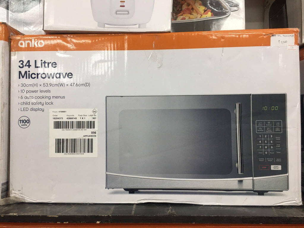 Anko 34l 2025 microwave
