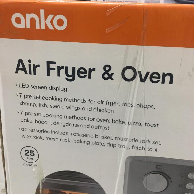 Anko Air Fryer & Oven, TV & Home Appliances, Kitchen Appliances, Fryers