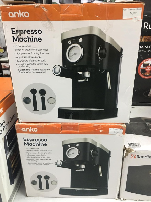 Anko Espresso Machine, TV & Home Appliances, Kitchen Appliances, Coffee