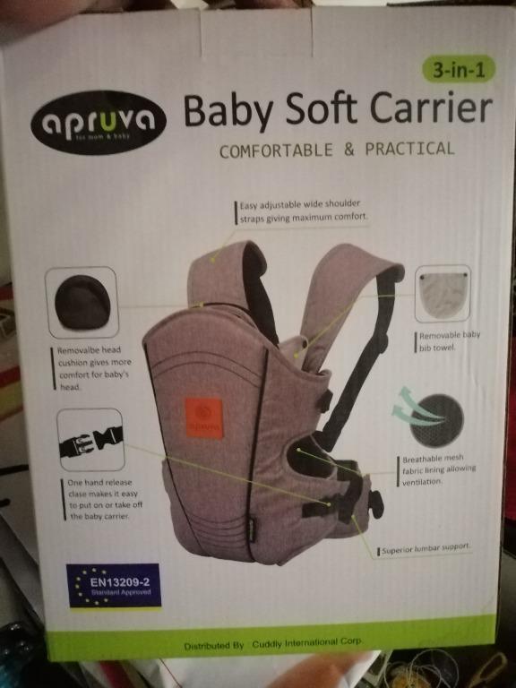 Apruva Carrier, Babies & Kids, Going Out, Carriers & Slings on Carousell
