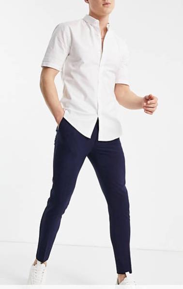 Super skinny cropped trousers mens cheap