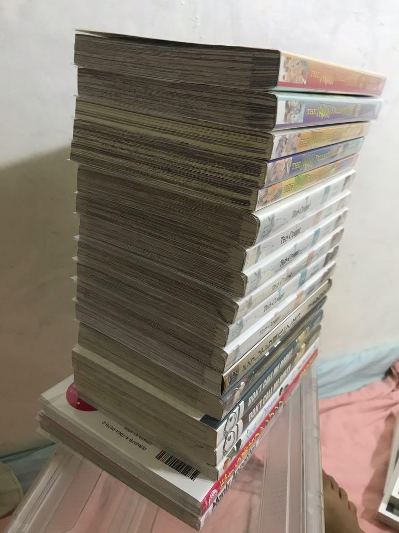Assorted yaoi & BL manga (CHECK DESCRIPTION) (Category: Comics & Manga) located in Manila. Submitted by vdelulucollects (Listing ID 1161777655, Image 3). Description: DM me for SCO 🔗 Every volume is in excellent condition except Sasaki & Miyano (has a slight dent on the binding but it’s very minimal) and Don’t Call Me Dirty (has yellow spots on some pages). Feel free to DM me for photos. Each volume comes with Booker-kun manga sleeve (plastic co