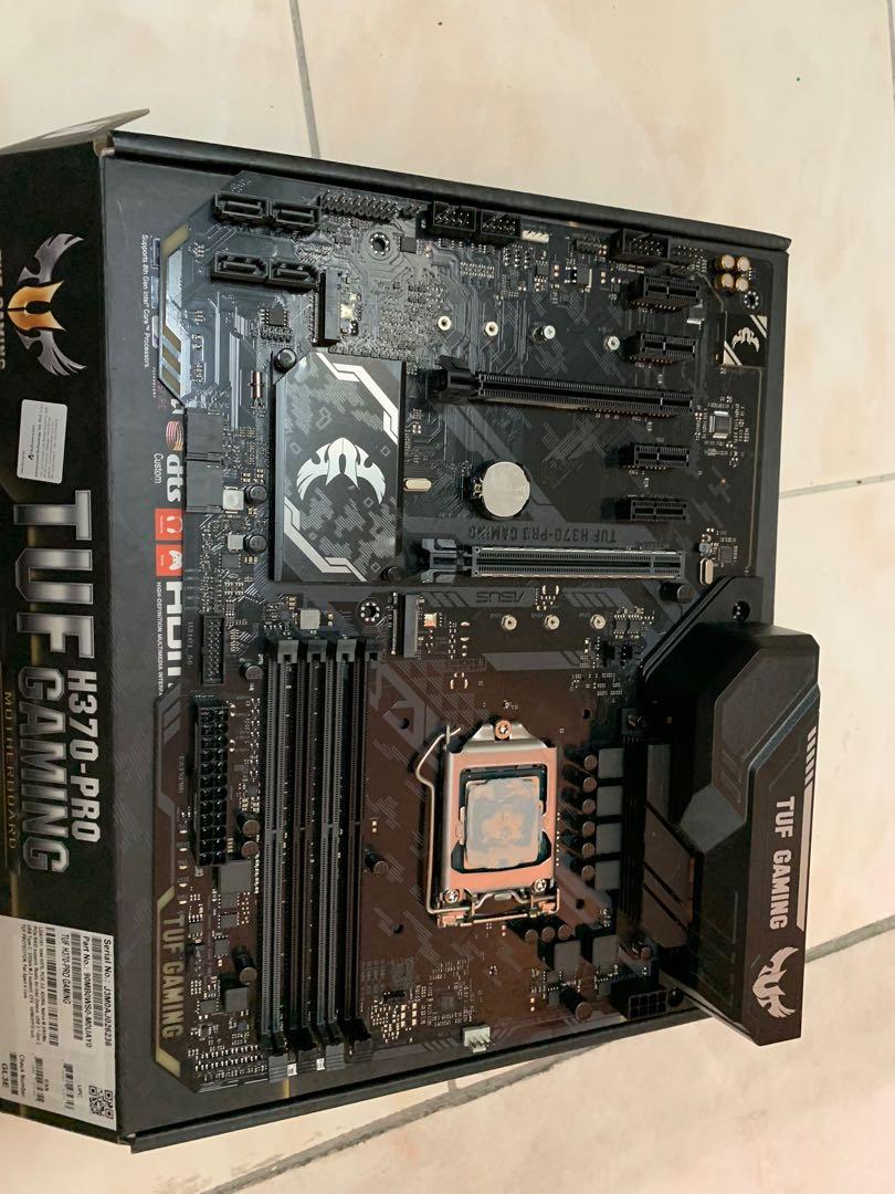 Asus TUF H370-PRO GAMING + Intel i7-8700 3.2ghz LGA1151 + CORSAIR Ddr4  CMU16gx 8x2 2666Mhz