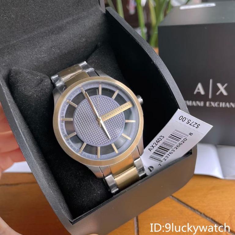AX2403 ARMANI EXCHANGE skeleton man's quartz watch versatile chrono  business gentleman timepiece, Men's Fashion, Watches & Accessories, Watches  on Carousell